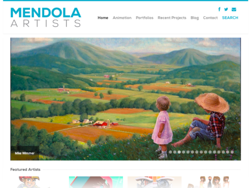 Mendola Artists – Branding & Website