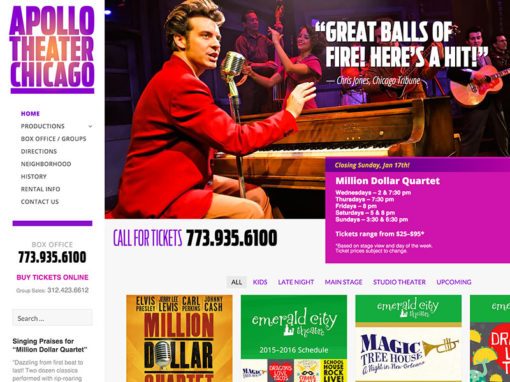 Apollo Theater Chicago – Branding & Website
